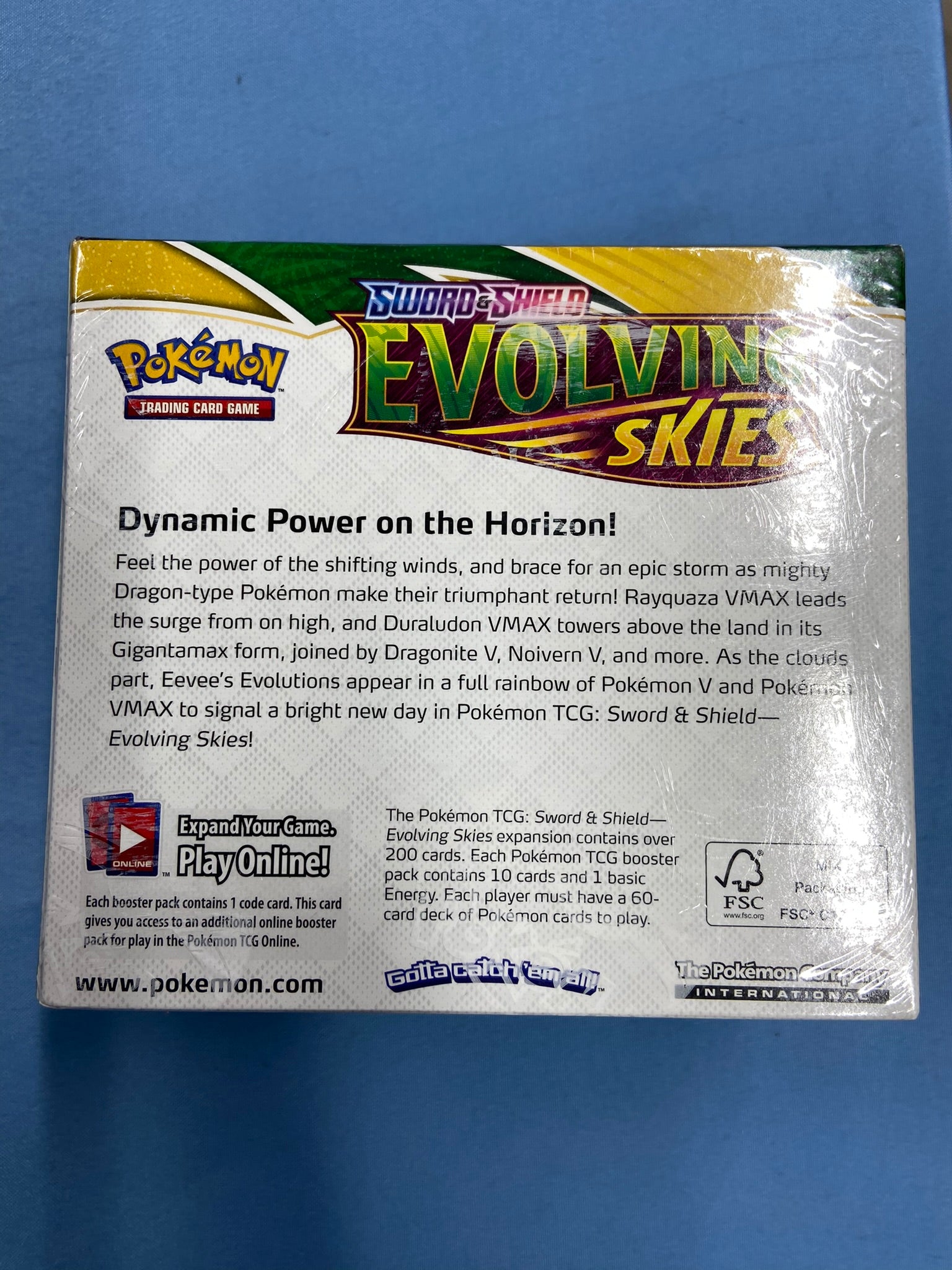 Sword and store shield Evolving booster box