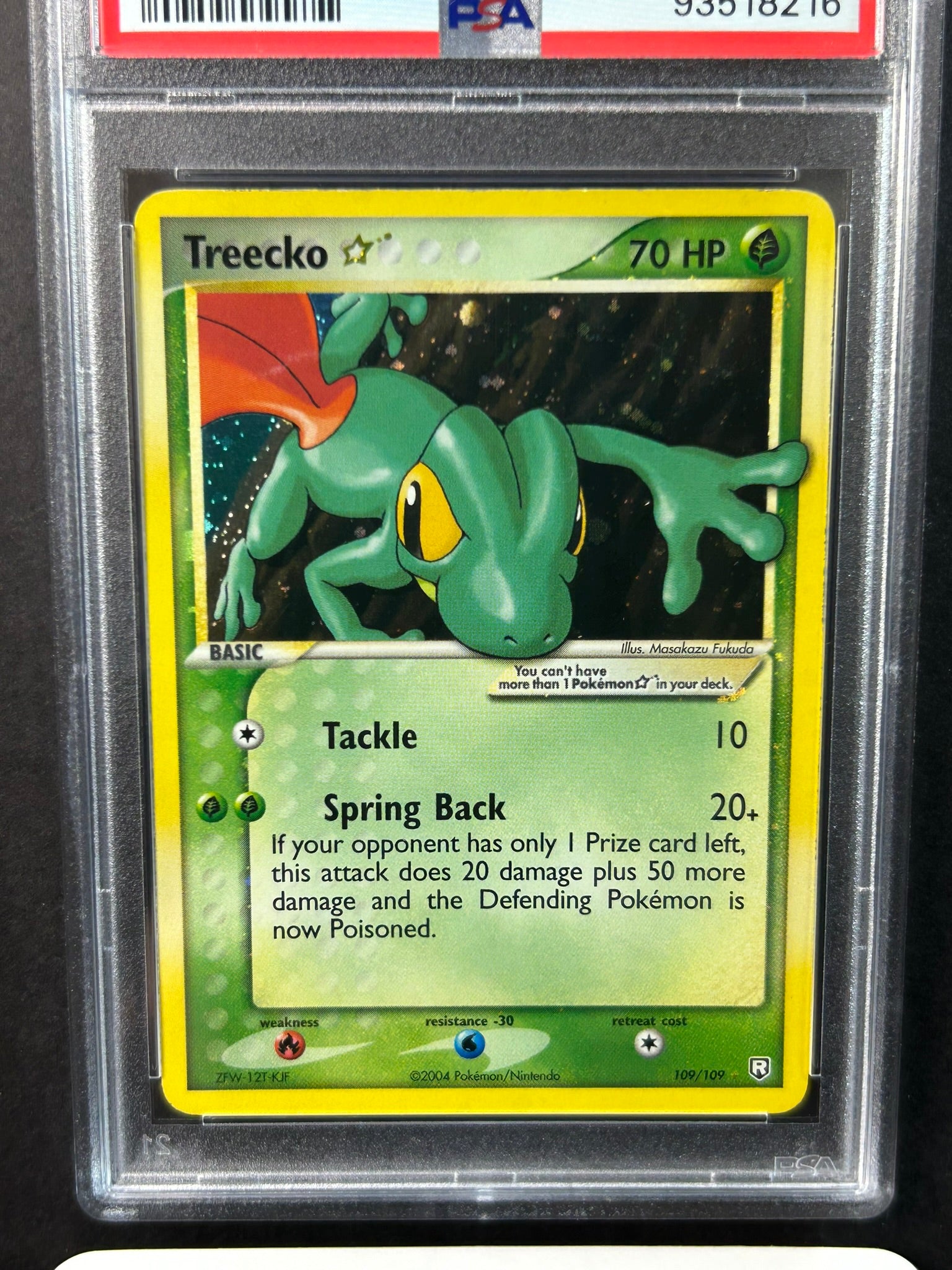 Treecko Gold Star EX Team Rocket Returns Holo 109/109 PSA 8 TBC Games Treecko Gold Star EX Team Rocket Returns Holo 109/109 PSA 8 TBC Games