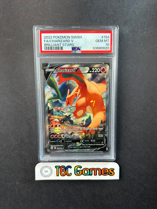 Charizard V Brilliant Stars Alt Art 154/172 PSA 10