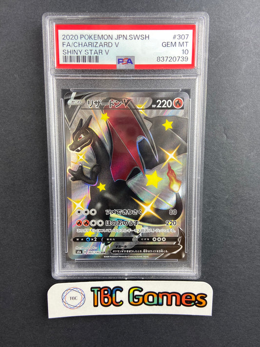 Charizard V Shiny Star V s4a 307/190 Japanese PSA 10