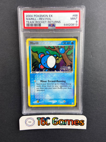 Marill Team Rocket Returns Reverse Holo 68/109 PSA 9