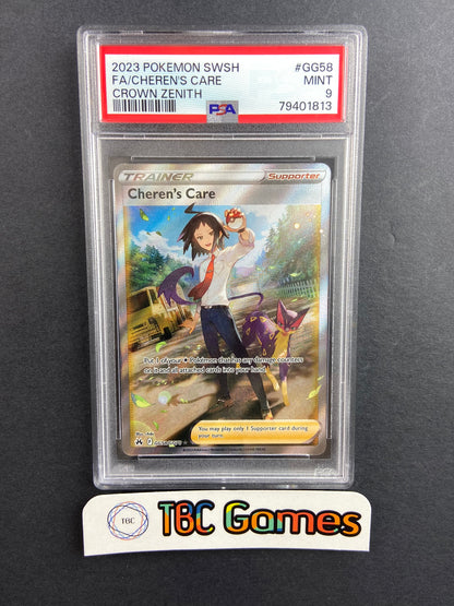 Cheren's Care Crown Zenith GG58/GG70 PSA 9