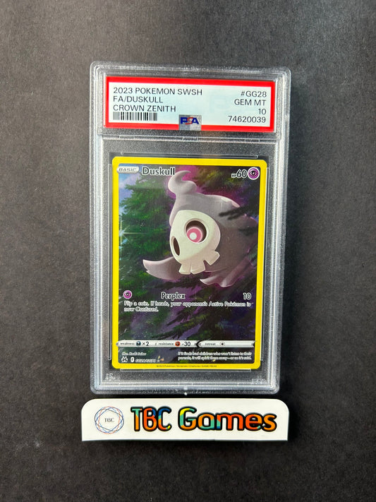 Duskull Crown Zenith GG28/GG70 PSA 10