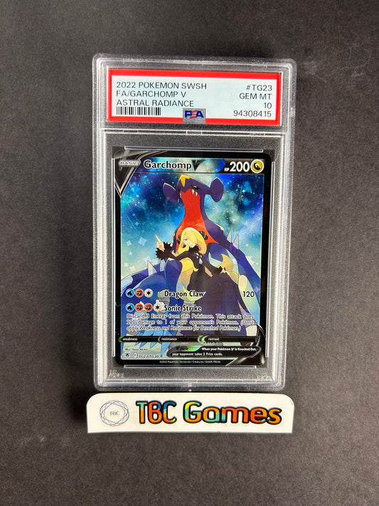 Garchomp V Astral Radiance Trainer Gallery TG23/TG30 PSA 10