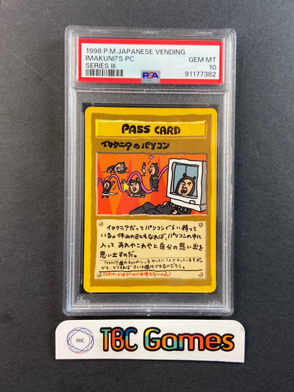 Imakuni's PC Pass Card Vending Series 3 Japanese PSA 10 – TBC Games