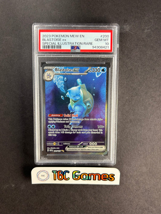 Blastoise ex 151 MEW SIR 200/165 PSA 10