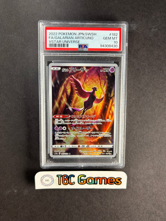 Galarian Articuno VSTAR Universe s12a 182/172 AR Japanese PSA 10
