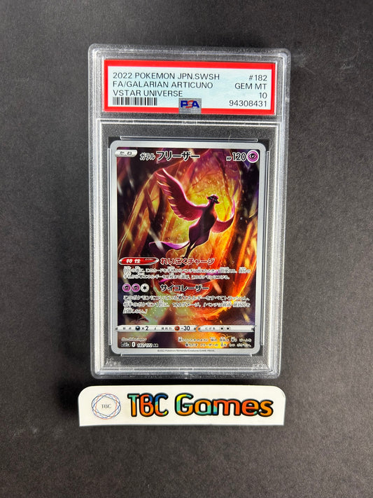 Galarian Articuno VSTAR Universe s12a 182/172 AR Japanese PSA 10
