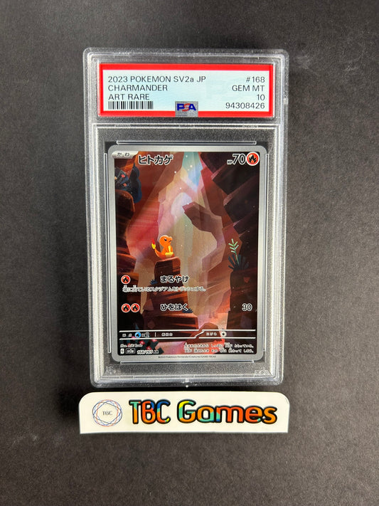 Charmander 151 sv2a 168/165 AR Japanese PSA 10
