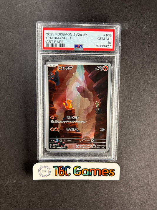 Charmander 151 sv2a 168/165 AR Japanese PSA 10