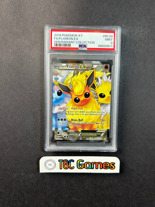 Flareon EX Radiant Collection RC28/RC32 PSA 9