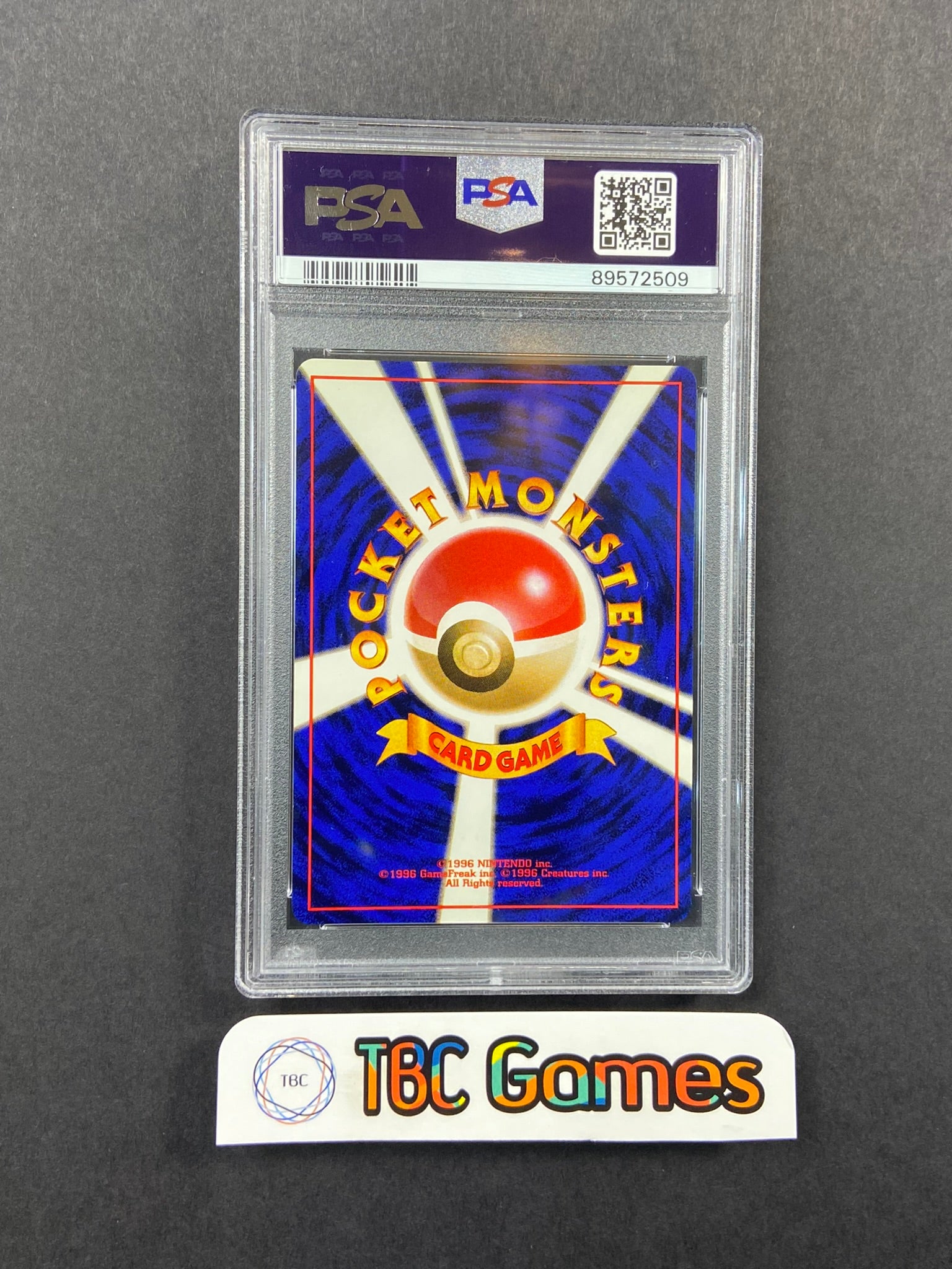 holographic tentacruel card Misty's Tentacruel Gym Heroes Holo Japanese PSA 9 – TBC Games