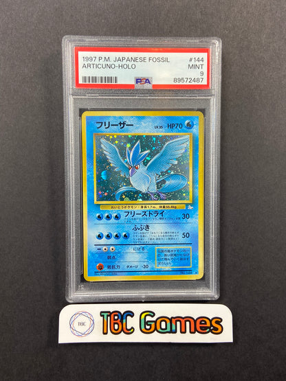 Articuno Fossil Holo Japanese PSA 9