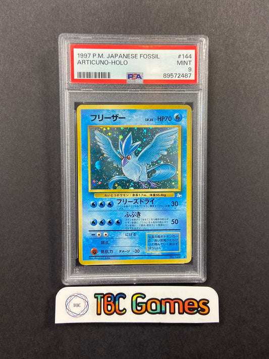 Articuno Fossil Holo Japanese PSA 9