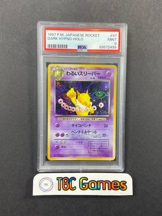 Dark Hypno Team Rocket Holo Japanese PSA 9