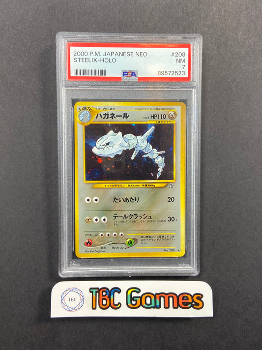 Steelix Neo Genesis Holo Japanese PSA 7