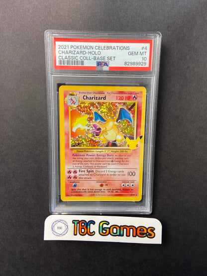 Charizard Celebrations 25th Classic Collection 4/102 PSA 10