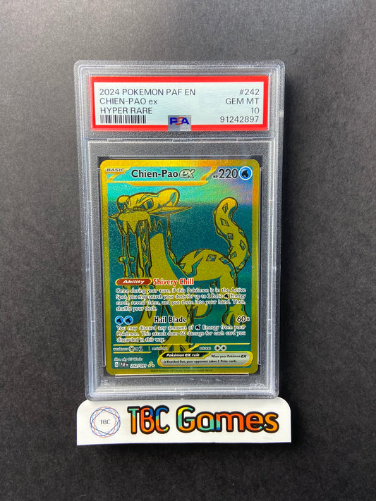 Chien-Pao ex Paldean Fates 242/091 PSA 10
