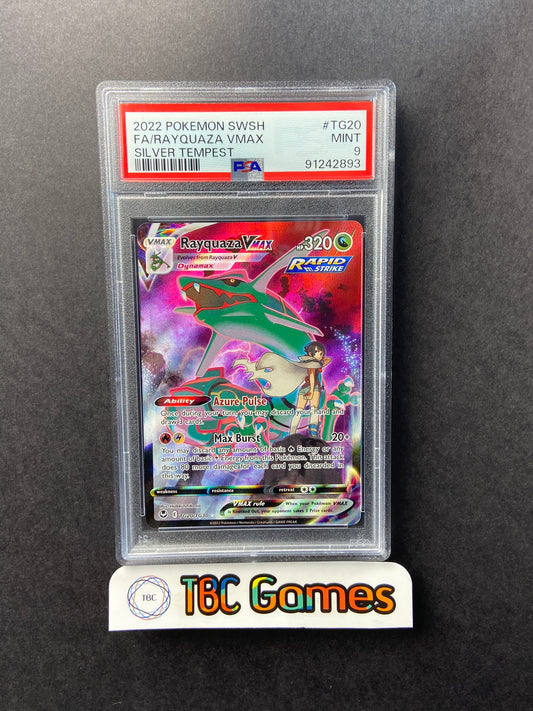 Rayquaza VMAX Silver Tempest TG20/TG30 PSA 9