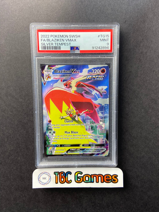 Blaziken VMAX Silver Tempest TG15/TG30 PSA 9