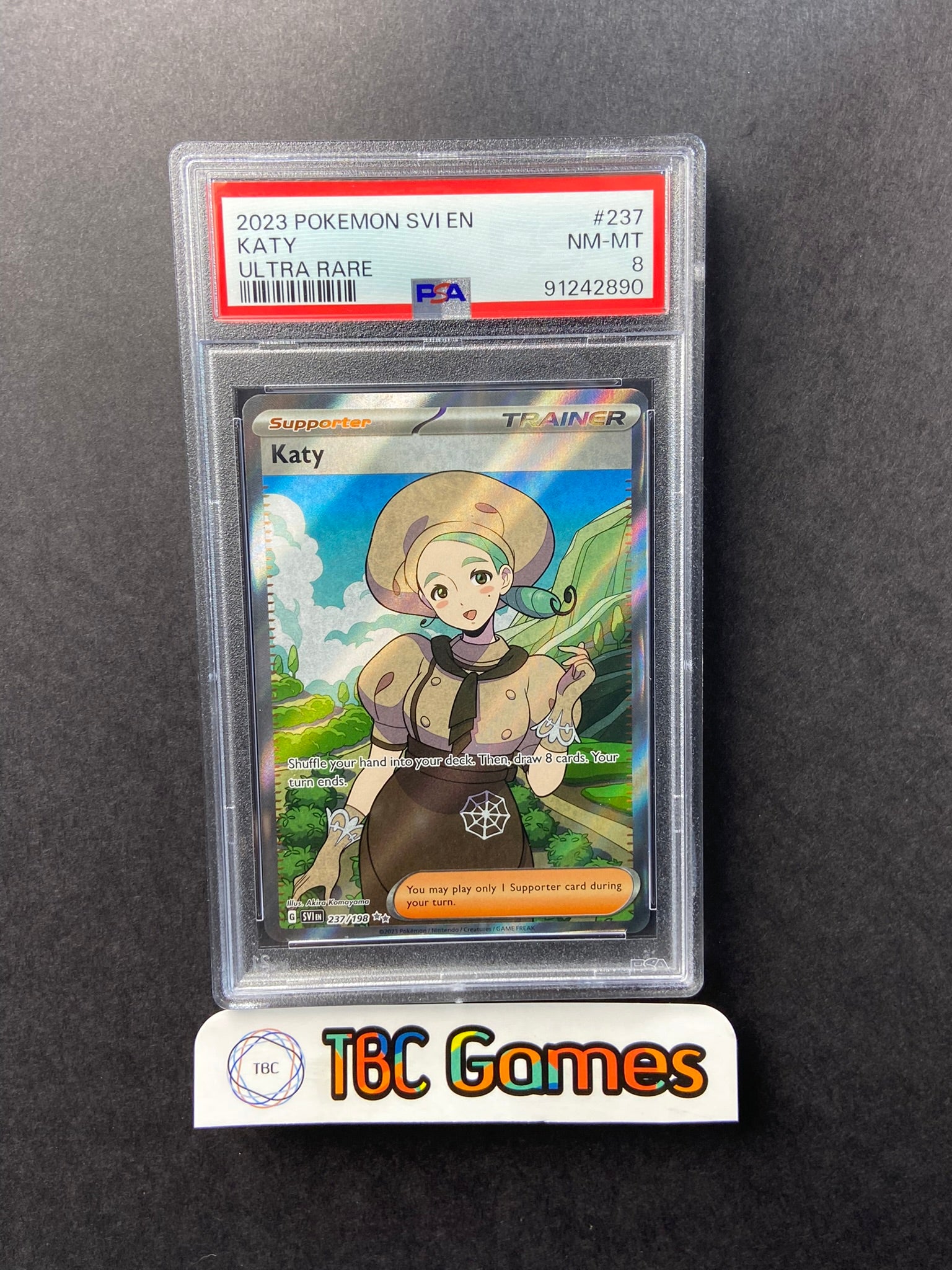 Katy Scarlet & Violet Base 237/198 PSA 8 – TBC Games
