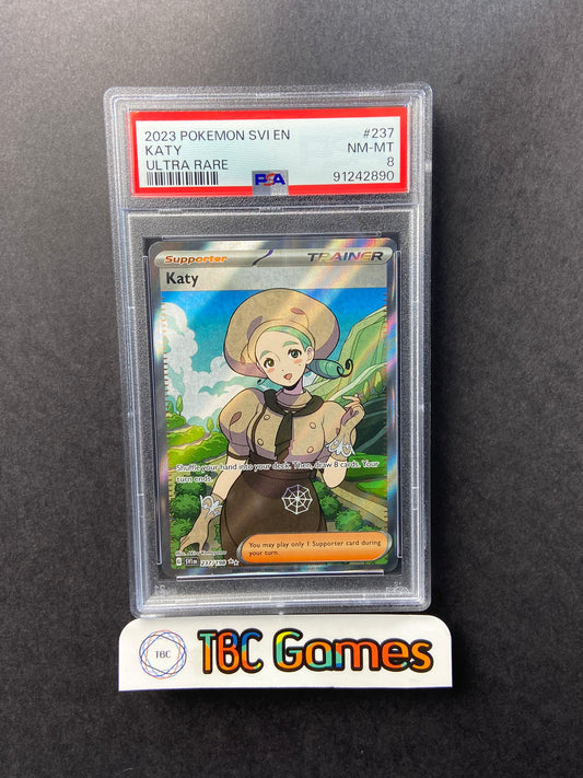 Katy Scarlet & Violet Base 237/198 PSA 8