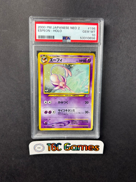 Espeon Neo Discovery Holo Japanese PSA 10
