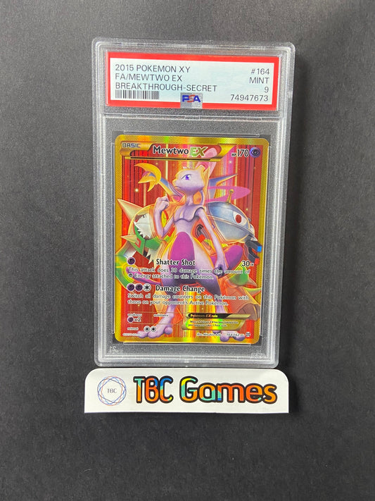 Mewtwo EX Breakthrough 164/162 PSA 9