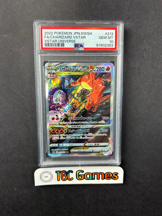 Charizard VSTAR Universe s12a 212/172 Japanese PSA 10