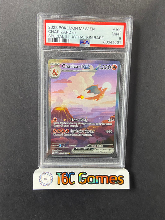 Charizard ex Pokemon 151 199/165 PSA 9