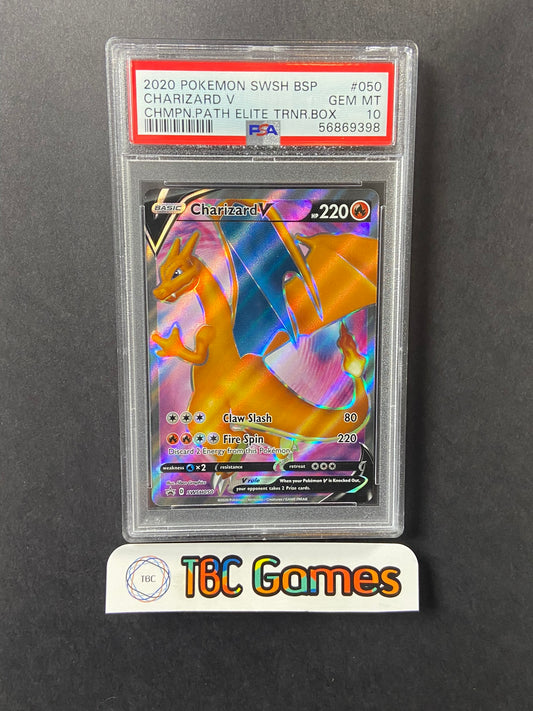 Charizard V Champion's Path ETB SWSH050 PSA 10