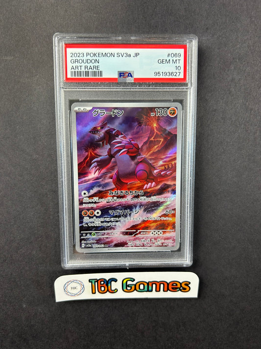 Groudon Raging Surf sv3a 069/062 Japanese PSA 10
