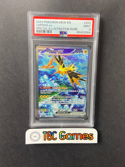 Zapdos ex Pokemon 151 202/165 PSA 9