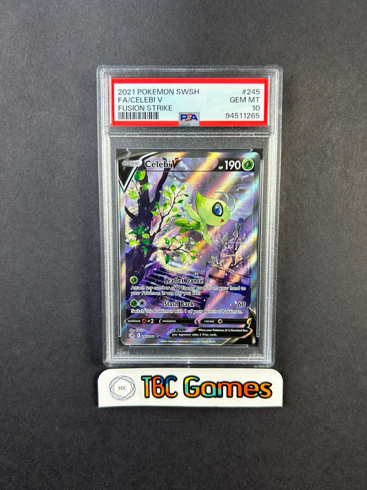 Celebi V Fusion Strike Alt Art 245/264 PSA 10