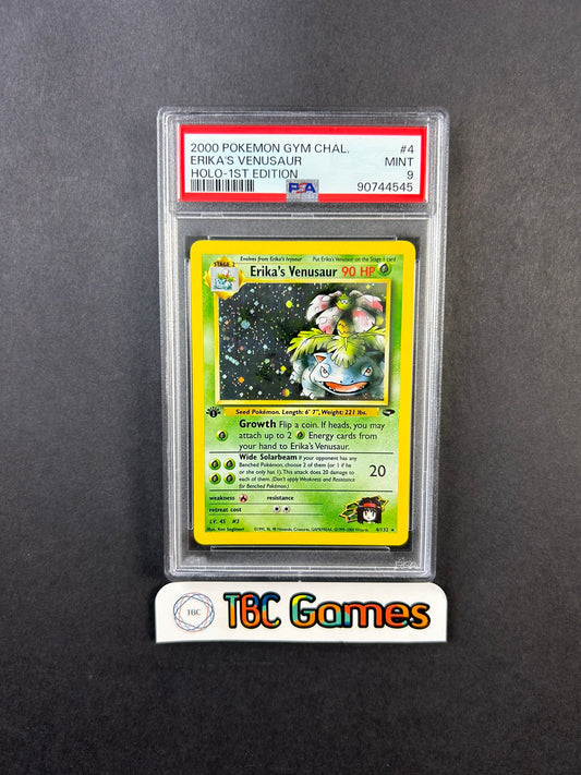 Erika's Venusaur Gym Challenge 1st Edition Holo 4/132 PSA 9
