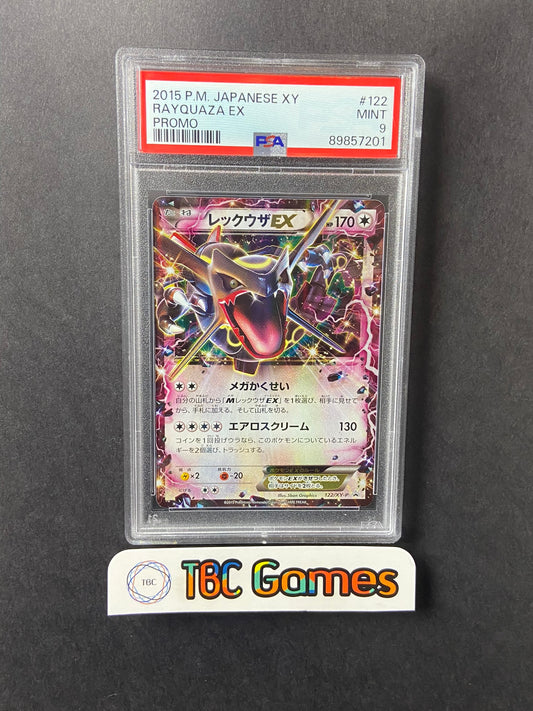 Rayquaza EX Promo 122/XY-P Japanese PSA 9