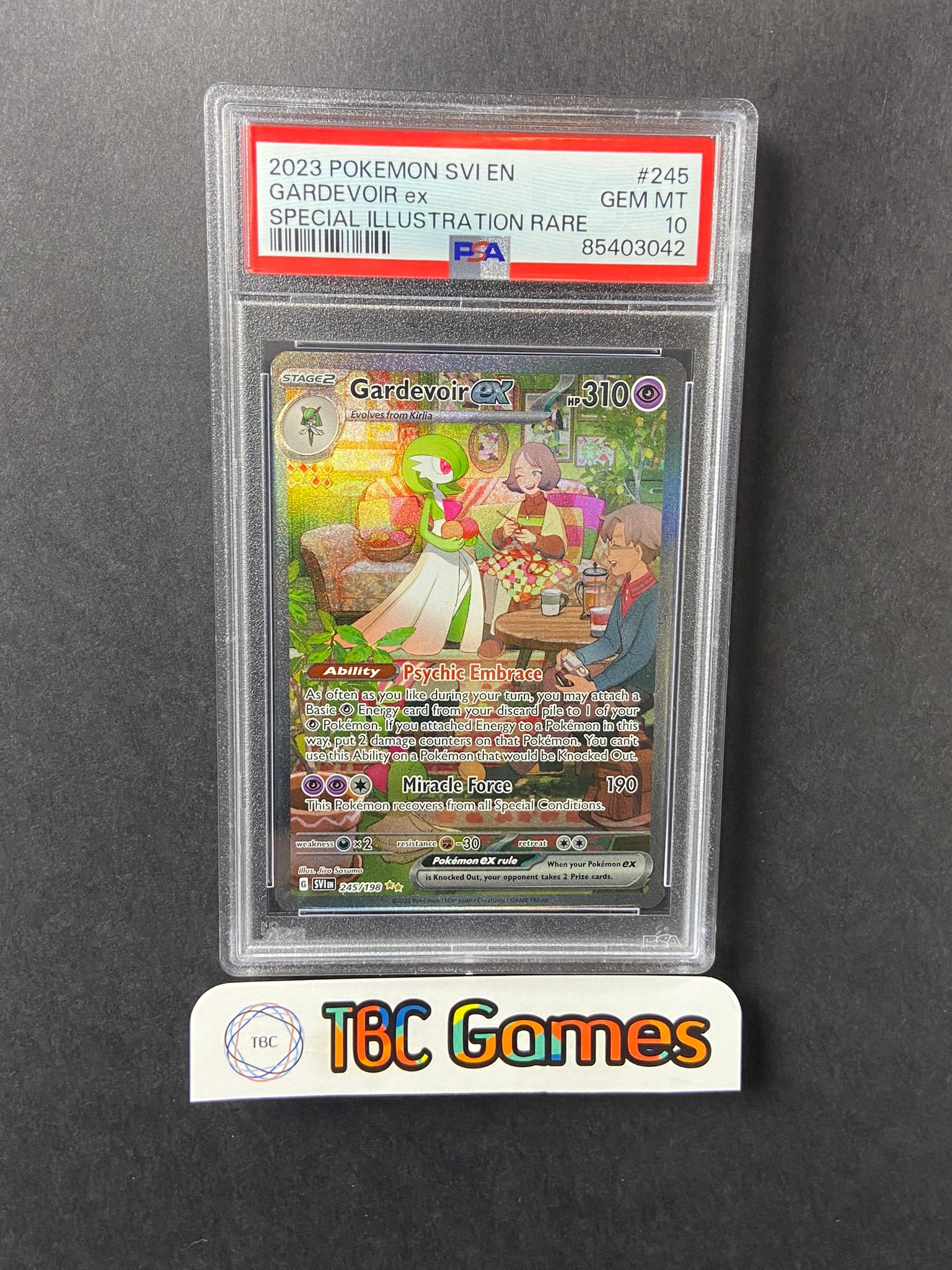 Gardevoir ex Scarlet & Violet Base 245/198 PSA 10 – TBC Games