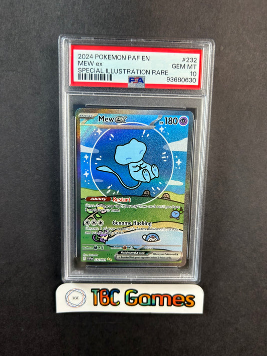 Mew ex Paldean Fates 232/091 PSA 10