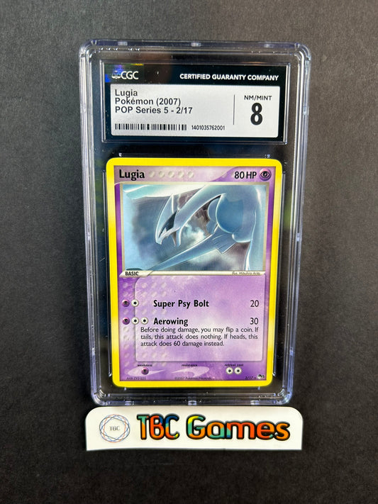 Lugia Pop Series 5 2/17 Non-Holo CGC 8