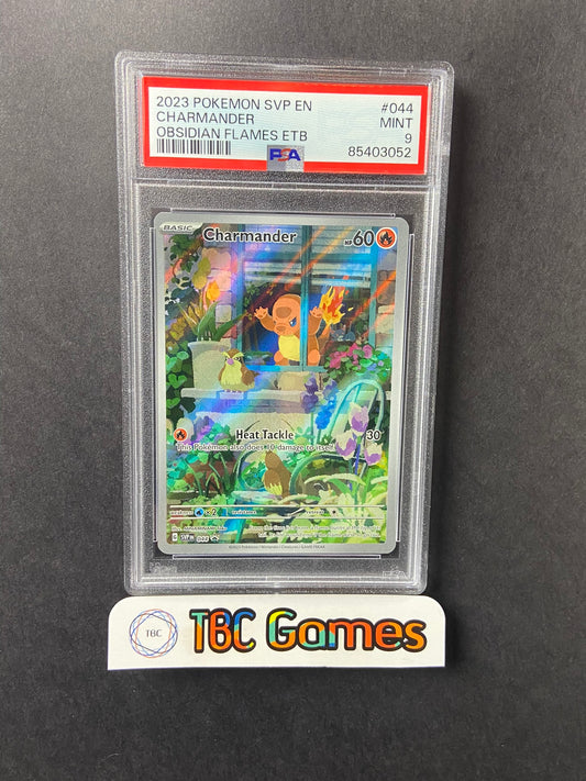 Charmander Obsidian Flames ETB SVP 044 PSA 9