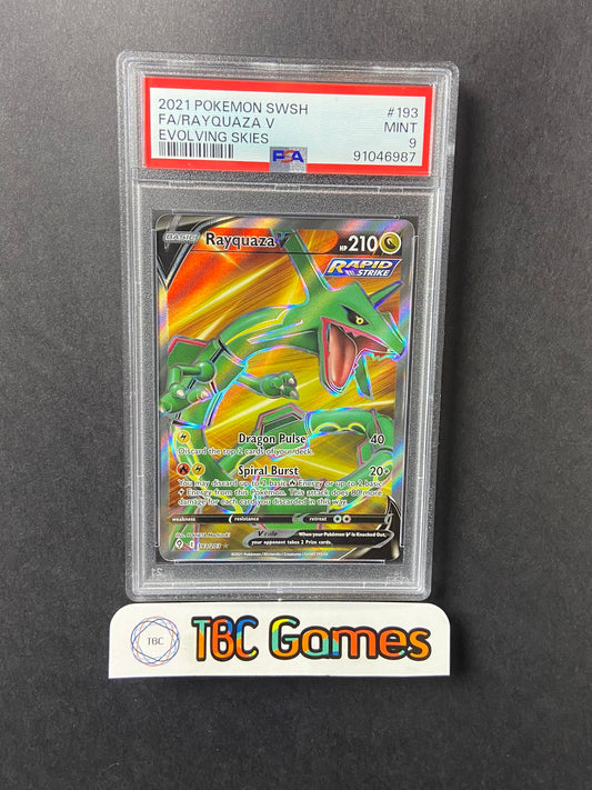Rayquaza V Evolving Skies 193/203 PSA 9