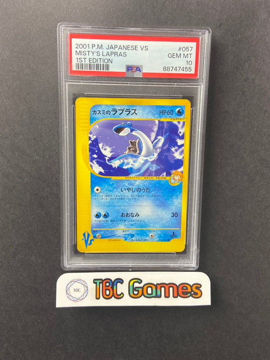 Misty's Lapras VS Series 1st Edition 057/141 Japanese PSA 10