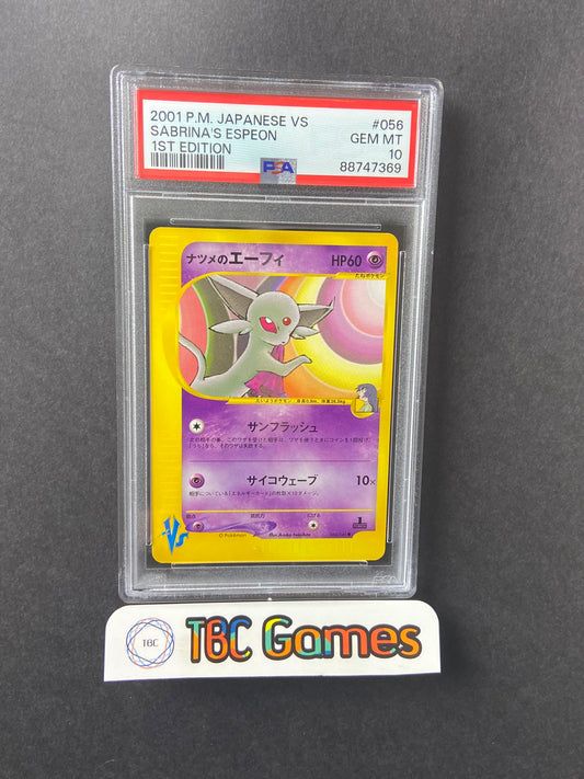 Sabrina's Espeon VS Series 1st Edition 056/141 Japanese PSA 10