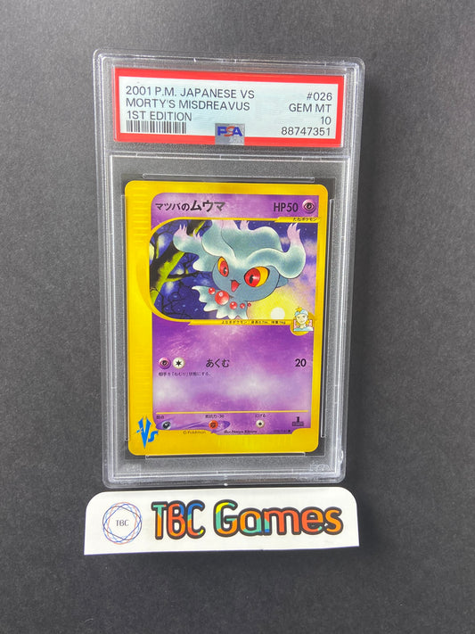 Morty's Misdreavus VS Series 1st Edition 026/141 Japanese PSA 10