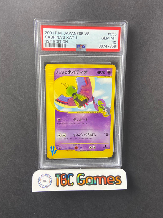 Sabrina's Xatu VS Series 1st Edition 055/141 Japanese PSA 10