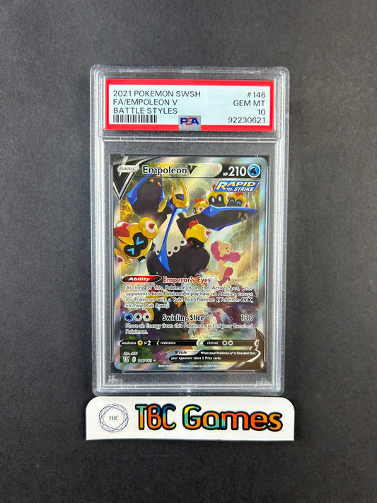 Empoleon V Battle Styles Alt Art 146/163 PSA 10