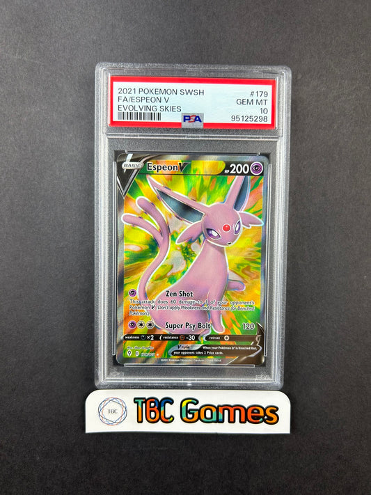 Espeon V Evolving Skies 179/203 PSA 10