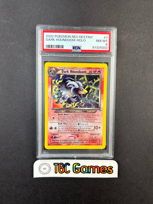 Dark Houndoom Neo Destiny Holo 7/105 PSA 8
