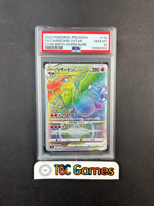 Charizard VSTAR Star Birth s9 118/100 Japanese PSA 10