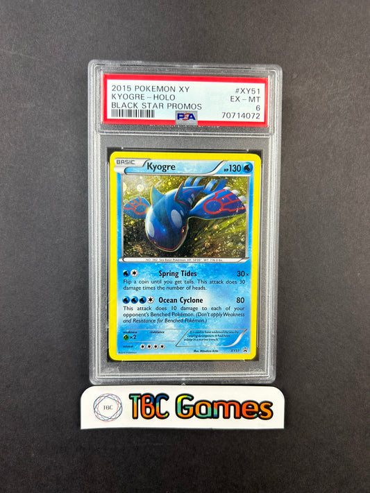 Kyogre XY51 Black Star Promo Holo PSA 6